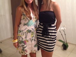 Visite de Célyne et Faf